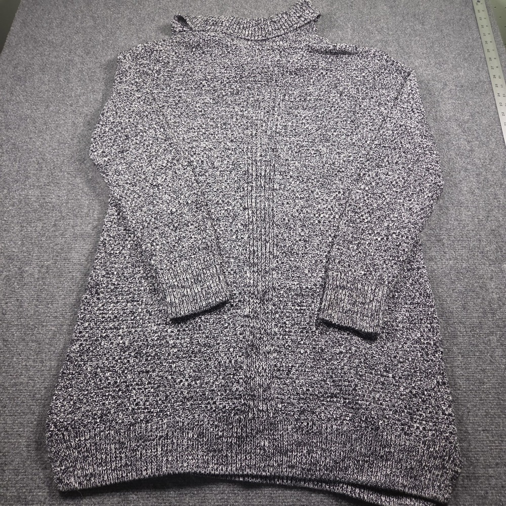 Duluth Trading Women's Heritage Cowl Neck Tunic Knit Sweater w/ Pocket Black L - Picture 10 of 10